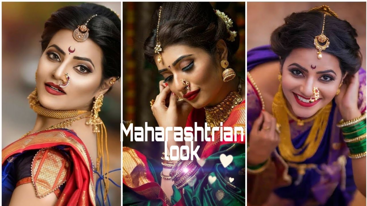 Top 100+Maharashtrian Bridal Look Ideas /Marathi Bride Nauvari Sarees -  YouTube